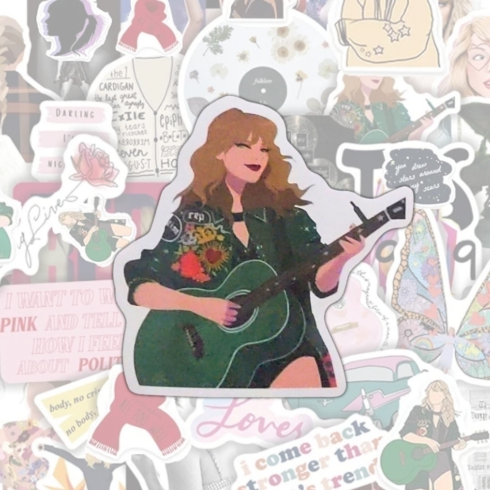 5 for $10 or 12 for $20 | Folklore Evermore Stickers Vintage Taylor Swift